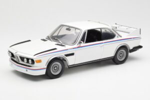 BMW 3.0 CSL E9 Ar Spoileru Komplektu Balts Minichamps 1:18 180029021 Metāls