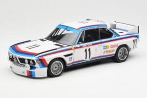 BMW 3.0 CSL #11 C. Amon / H. Stuck 24 Hours of Spa 1973 AUTOart 1:18 87347 Metāls