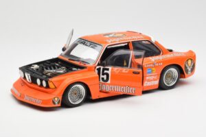BMW 320i #15 Jägermeister H-J. Stuck Winner DRM Eifelrennen 1977 Minichamps 1:18 180772115 Metāls — attēls 2 no 8