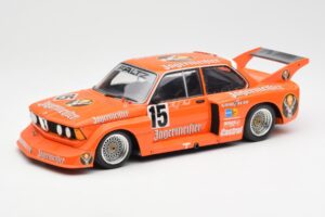 BMW 320i #15 Jägermeister H-J. Stuck Winner DRM Eifelrennen 1977 Minichamps 1:18 180772115 Metāls