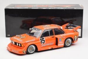 BMW 320i #15 Jägermeister H-J. Stuck Winner DRM Eifelrennen 1977 Minichamps 1:18 180772115 Metāls — attēls 8 no 8