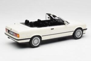 BMW 325i E30 Kabriolets Alpine Balts Norev 1:18 183213 Metāls — attēls 2 no 6