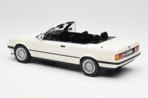 BMW 325i E30 Kabriolets Alpine Balts Norev 1:18 183213 Metāls — attēls 5 no 6