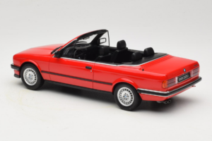BMW 325i E30 Kabriolets Spilgti Sarkans Otto 1:18 OT1194 Sveķi — attēls 5 no 6