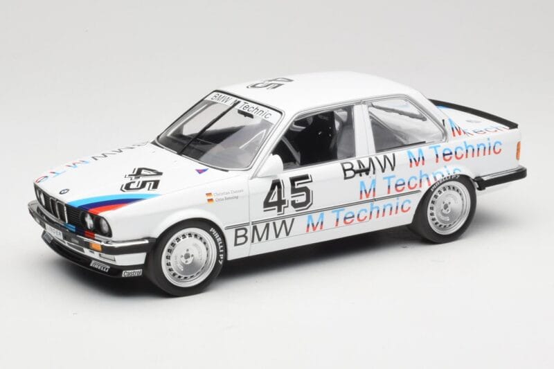 BMW 325i E30 #45 C. Danner / E. Rensing Linder Rennsport ETCC 1986 Minichamps 1:18 155862645 Metāls