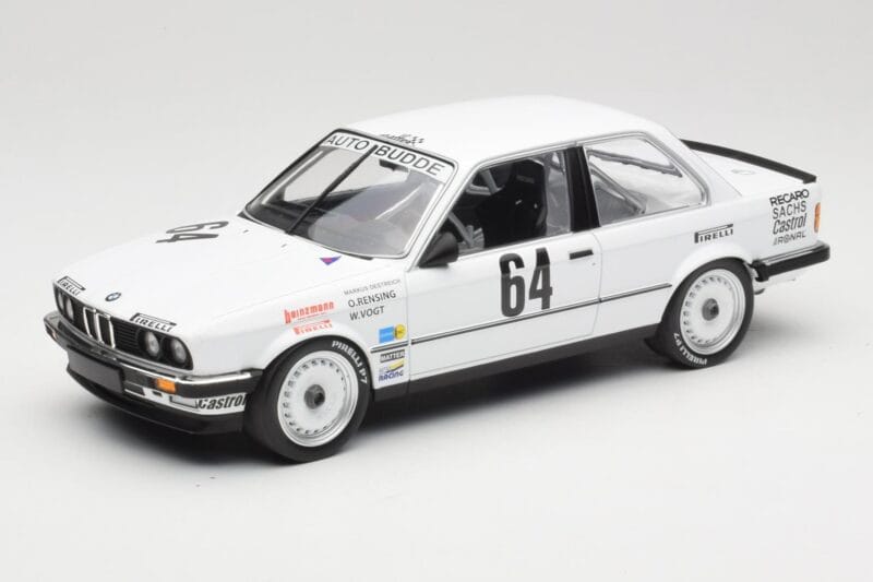 BMW 325i E30 #64 Auto Budde K. Oestreich / E. Rensing Winner 24 Hours Nürburgring 1986 Minichamps 1:18 155862664 Metāls