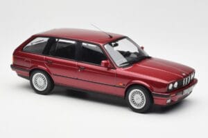 BMW 325i E30 Touring Sarkans Metallic Norev 1:18 183218 Metāls — attēls 4 no 6