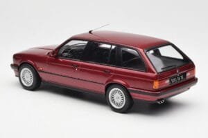 BMW 325i E30 Touring Sarkans Metallic Norev 1:18 183218 Metāls — attēls 5 no 6