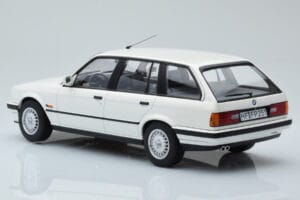 BMW 325i E30 Touring Balts Ierobežots Izlaidums Norev 1:18 183217 Metāls — attēls 5 no 6