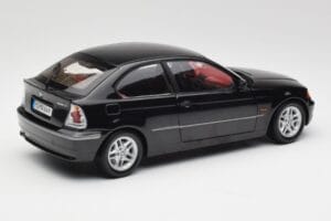 BMW 325Ti Compact E46 Melns Kyosho 1:18 80430024440 Metāls — attēls 3 no 7