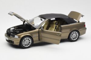 BMW 328Ci E46 Kabriolets Individual Misiņš Metallisks Ierobežots Izdevums Kyosho 1:18 80430395004 Metāls — attēls 2 no 8