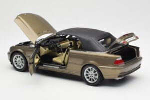 BMW 328Ci E46 Kabriolets Individual Misiņš Metallisks Ierobežots Izdevums Kyosho 1:18 80430395004 Metāls — attēls 5 no 8