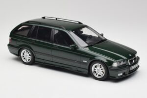 BMW 328i E36 Touring M Pack Paparžu Zaļš Otto 1:18 OT1064 Sveķi — attēls 4 no 6