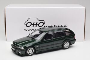BMW 328i E36 Touring M Pack Paparžu Zaļš Otto 1:18 OT1064 Sveķi — attēls 6 no 6