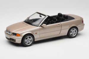 BMW 328i E46 Kabriolets Sand Beige Metallic Kyosho 1:18 80430009756 Metāls