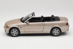 BMW 328i E46 Kabriolets Sand Beige Metallic Kyosho 1:18 80430009756 Metāls — attēls 5 no 9