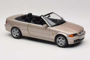 BMW 328i E46 Kabriolets Sand Beige Metallic Kyosho 1:18 80430009756 Metāls — attēls 7 no 9