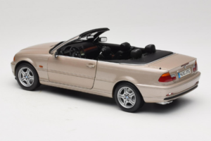 BMW 328i E46 Kabriolets Sand Beige Metallic Kyosho 1:18 80430009756 Metāls — attēls 8 no 9