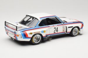 BMW 3.5 CSL #24 H. Stuck / S. Posey 12 Hours of Sebring 1975 Minichamps 1:18 80430139188 Metāls — attēls 3 no 8