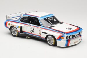 BMW 3.5 CSL #24 H. Stuck / S. Posey 12 Hours of Sebring 1975 Minichamps 1:18 80430139188 Metāls — attēls 6 no 8