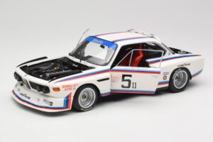 BMW 3.5 CSL E9 Gr.5 #5 K.W.M. Racing K. Miller / D. Cowart 6 Hours of Watkins Glen 1979 Minichamps 1:18 180792005 Metāls — attēls 2 no 8