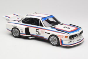 BMW 3.5 CSL E9 Gr.5 #5 K.W.M. Racing K. Miller / D. Cowart 6 Hours of Watkins Glen 1979 Minichamps 1:18 180792005 Metāls — attēls 6 no 8