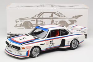 BMW 3.5 CSL E9 Gr.5 #5 K.W.M. Racing K. Miller / D. Cowart 6 Hours of Watkins Glen 1979 Minichamps 1:18 180792005 Metāls — attēls 8 no 8