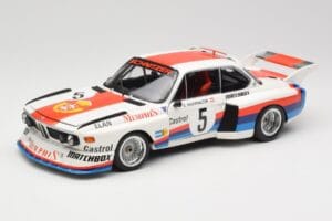 BMW 3.5 CSL E9 Gr.5 #5 S. Manhalter Winner Havirov Interseries 1977 Minichamps 1:18 180772005 Metāls