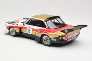 BMW 3.5 CSL E9 Hermetite #8 J. Fitzpatrick / T. Walkinshaw 1000 km Nurburgring 1976 Minichamps 1:18 155762608 Metāls — attēls 5 no 6