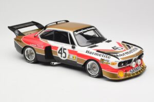 BMW 3.5 CSL E9 #45 Hermetite T. Walkinshaw / J. Fitzpatrick 24 Hours of Le Mans 1976 Minichamps 1:18 155762645 Metāls — attēls 4 no 6