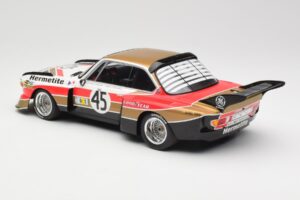 BMW 3.5 CSL E9 #45 Hermetite T. Walkinshaw / J. Fitzpatrick 24 Hours of Le Mans 1976 Minichamps 1:18 155762645 Metāls — attēls 5 no 6