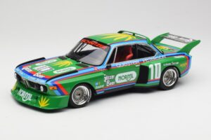 BMW 3.5 CSL E9 Schnitzer #10 D. Quester / R. Peterson 6 Hours Watkins Glen 1976 Minichamps 1:18 155762610 Metāls