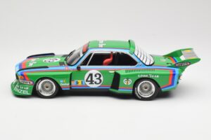 BMW 3.5 CSL E9 Schnitzer #43 D. Quester / A. Krebs 24 Hours of Le Mans 1976 Minichamps 1:18 155762643 Metāls — attēls 3 no 6