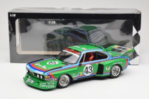 BMW 3.5 CSL E9 Schnitzer #43 D. Quester / A. Krebs 24 Hours of Le Mans 1976 Minichamps 1:18 155762643 Metāls — attēls 6 no 6