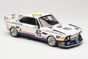 BMW 3.5 CSL E9 #46 Team Brock P. Brock / F. Muir / J. Aubriet 24 Hours of Le Mans 1976 Minichamps 1:18 153762646 Metāls — attēls 4 no 6