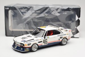 BMW 3.5 CSL E9 #46 Team Brock P. Brock / F. Muir / J. Aubriet 24 Hours of Le Mans 1976 Minichamps 1:18 153762646 Metāls — attēls 6 no 6