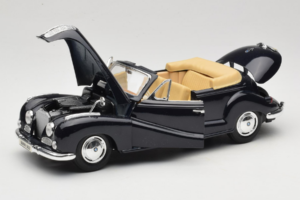BMW 502 Kabriolets Melns Maisto 1:18 31817 Metāls — attēls 2 no 8