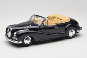 BMW 502 Kabriolets Melns Maisto 1:18 31817 Metāls