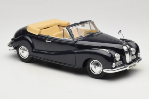 BMW 502 Kabriolets Melns Maisto 1:18 31817 Metāls — attēls 6 no 8