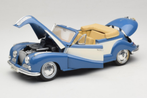 BMW 502 Kabriolets Zils Tchibo 1:18 45396 Metāls — attēls 2 no 8