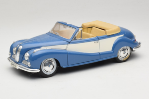 BMW 502 Kabriolets Zils Tchibo 1:18 45396 Metāls
