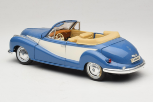 BMW 502 Kabriolets Zils Tchibo 1:18 45396 Metāls — attēls 7 no 8