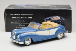 BMW 502 Kabriolets Zils Tchibo 1:18 45396 Metāls — attēls 8 no 8