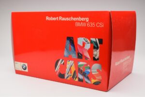 BMW 635 CSi E24 Art Car Robert Rauschenberg AUTOart 1:18 80430150924 Metāls — attēls 7 no 8