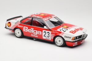 BMW 635 CSi E24 Belga Juma Racing M. Winkelhock / T. Regout 24 Hours of Spa 1985 Minichamps 1:18 155852523 Metāls — attēls 4 no 6