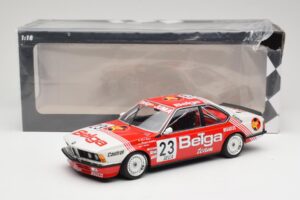 BMW 635 CSi E24 Belga Juma Racing M. Winkelhock / T. Regout 24 Hours of Spa 1985 Minichamps 1:18 155852523 Metāls — attēls 6 no 6
