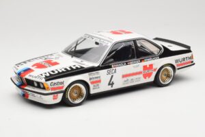 BMW 635 CSi E24 BMW Italia #4 R. Ravaglia / G. Berger 24 Hours of Spa 1984 Minichamps 1:18 155842504 Metāls