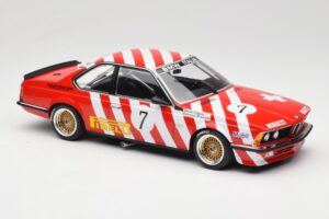 BMW 635 CSi E24 #7 BMW Italia G. Brancatelli / H. Kelleners Brno Grand Prix 1984 Minichamps 1:18 155842507 Metāls — attēls 4 no 6