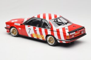BMW 635 CSi E24 #7 BMW Italia G. Brancatelli / H. Kelleners Brno Grand Prix 1984 Minichamps 1:18 155842507 Metāls — attēls 5 no 6