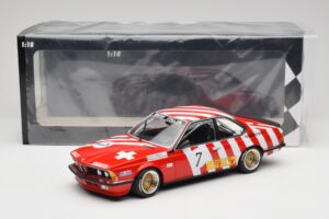 BMW 635 CSi E24 #7 BMW Italia G. Brancatelli / H. Kelleners Brno Grand Prix 1984 Minichamps 1:18 155842507 Metāls — attēls 6 no 6